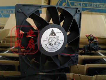 臺達 12038 12厘米汽車增壓高轉速暴力風扇12V 4.80A PFC1212DE