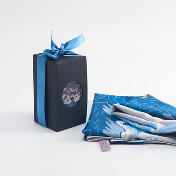 史博武官二品獅補子 絲巾禮盒