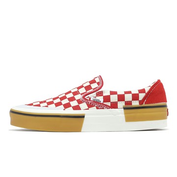 Vans 休閒鞋 Slip-On Reconstruct 男鞋 女鞋 紅 白 棋盤格 可撕鞋面 懶人鞋 VN000BW4BMB