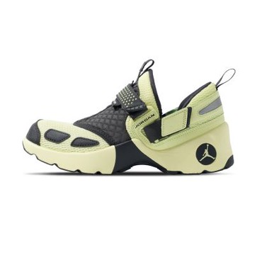 Nike Wmns Jordan Trunner Lx 女鞋 螢光綠色 魔鬼氈 皮革 反光 休閒鞋 HQ2164-302