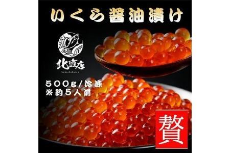 イクラ500g いくら醤油漬  さけ卵 鮭魚卵 化粧箱付き いくら イクラ 魚卵