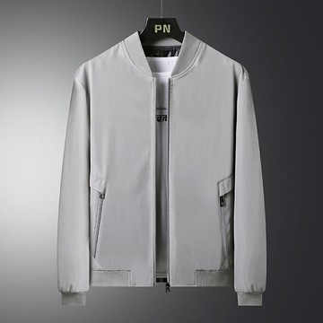 中年男裝立領開衫夾克秋冬季新款商務外套中老年男士休閑上衣新款