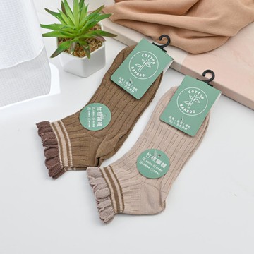 竹纖泡泡小磚風格襪-多色任選