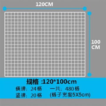 加粗網片網格白色鐵絲網架格子鐵網防護網服裝超市地攤展示架貨架