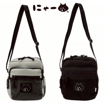 台灣現貨 24H出貨 日本雜誌附錄包 驚訝貓斜背包 Ne－net NYA小黑貓斜背包 斜背小方包 側背包 斜背包