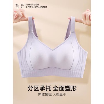 無痕聚攏收副乳調整型內衣女大胸顯小美背提拉防下垂文胸罩2025新