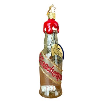 INGE-GLAS 復古 德國製 海漂信瓶 玻璃飾品 聖誕飾品
