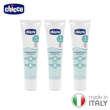 chicco官方直營-多功能長牙舒緩凝膠30ml*3入