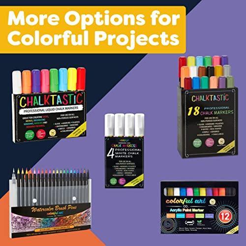 Colourful Art CHALK PENS  MARKERS MEGA 18 Pack, BEST for Kids Art, Menu