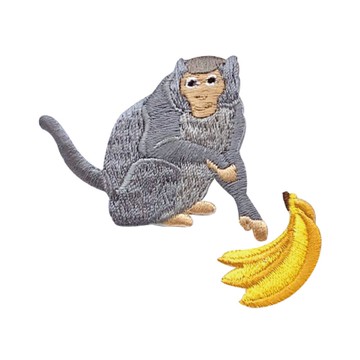 Novigo 台灣動物熨燙刺繡 / 台灣獼猴