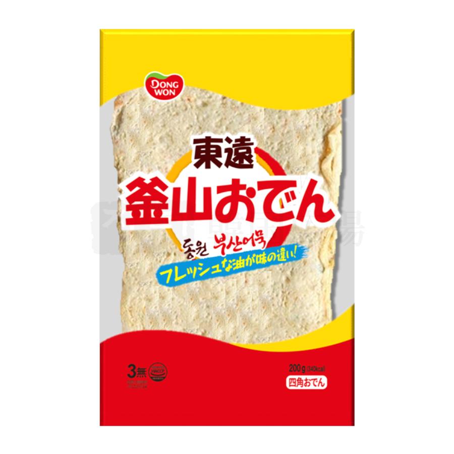 冷凍 東遠 釜山四角おでん 200g   韓国食品 韓国料理