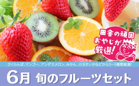 旬のフルーツセット 6月号 田舎の頑固おやじが厳選！