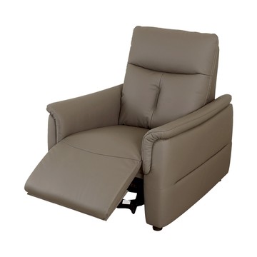 Homelike 喜家居單人座電動沙發(灰咖色)(2367)