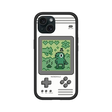 iPhone 15 Mod NX 黑 - 怪奇事物所 Incrediville - 8-bit所長飼育家
