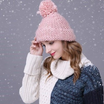 毛帽針織羊毛帽-韓版可愛優雅時尚風女帽子3色73id41【獨家進口】【米蘭精品】