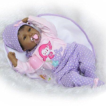 Reborn Baby Doll Girl Real Life Soft Silicone 22