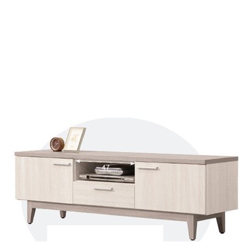 AS DESIGN雅司家具-芋泥原切白橡5尺矮櫃-149*40*48.5cm