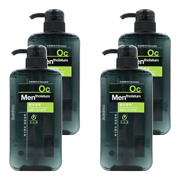 MENTHOLATUM 曼秀雷敦 男士健髮去油洗髮精 550ml  4瓶