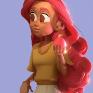 Nomad Sculpt 3D: Stylized Female Pt 3: Hair & Final Touches