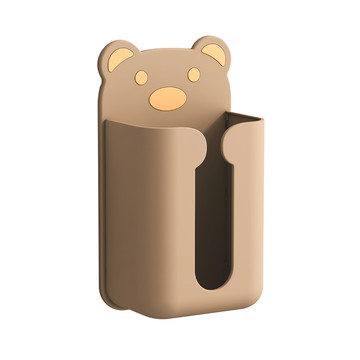 小麥購物 動物壁掛面紙盒  咖啡熊  2個