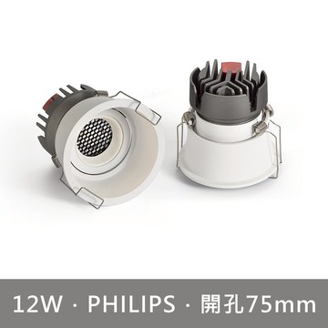 12W蜂窩網防眩崁燈 B253-20051W