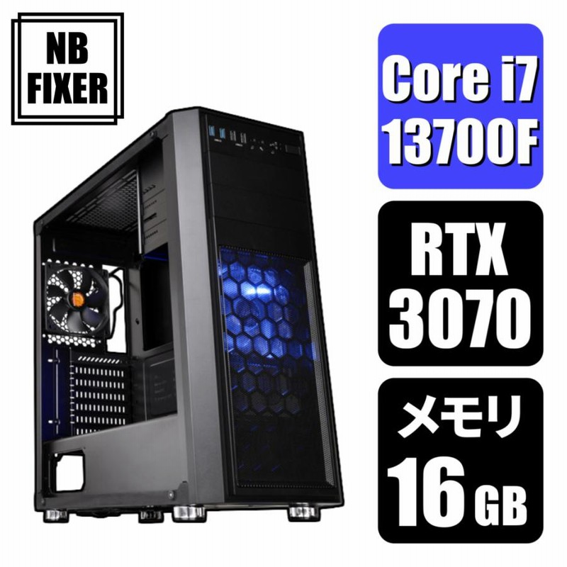 ゲーミングPC デスクトップPC 新品 Core i7 13700F / RTX3070 / メモリ ...