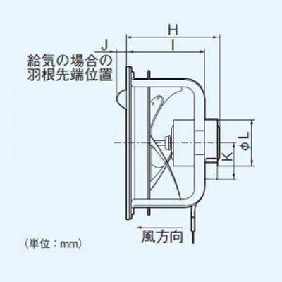 パナソニック 有圧換気扇 低騒音形 排-給気兼用仕様 単相・100V FY