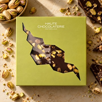 【Du Rhône Chocolatier】開心果黑巧克力板塊