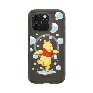 iPhone 16 Pro AirX 本質黑 - 迪士尼-小熊維尼 Disney Winnie The Pooh - 玩泡泡