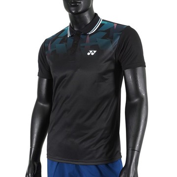 Yonex Polo 男 短袖 上衣 網球 運動 休閒 舒適 透氣 機能 吸汗 快乾 台製 黑 [11011TR007]