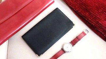 法國復古皮製旅行銀包