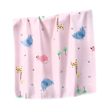 Wow Wow 寵物純棉隔尿墊 - 粉色動物樂園  大(120 x 80cm)  1個