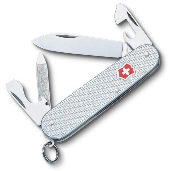 Victorinox ビクトリノックス　Swiss Army 9機能マルチツール Alox Cadet Pocket Knife　（シルバー）