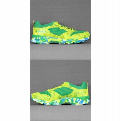 O-Rei Running Fイエロー×Dグリーン 【ATHLETA|アスレタ