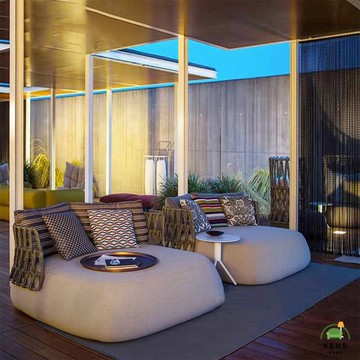 免運/附發票 戶外桌椅 北歐戶外創意藤編沙發樣板房酒店室外露天防水防曬陽臺休閑藤椅工廠現貨直銷 售後保障 店長新品推薦 5k12