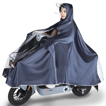 電瓶車雙人雨衣 電動電瓶摩托車成人新款雨衣單雙人加大加厚男女長款全身防暴雨披【MJ191917】