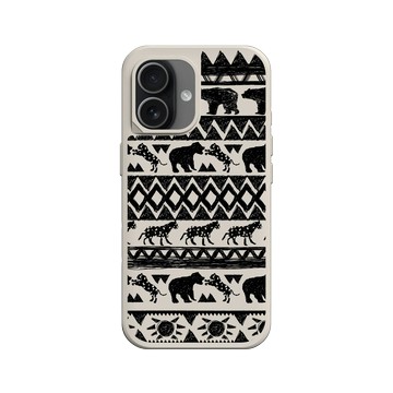 iPhone 17 SolidX 貝殼灰 - 花生騷 WasangShow - 熊與豹