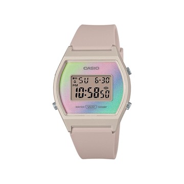 CASIO卡西歐 數位/指針 時尚繽紛 百搭酒桶型  漸變粉彩 優雅粉 LW-205H-4A_35mm