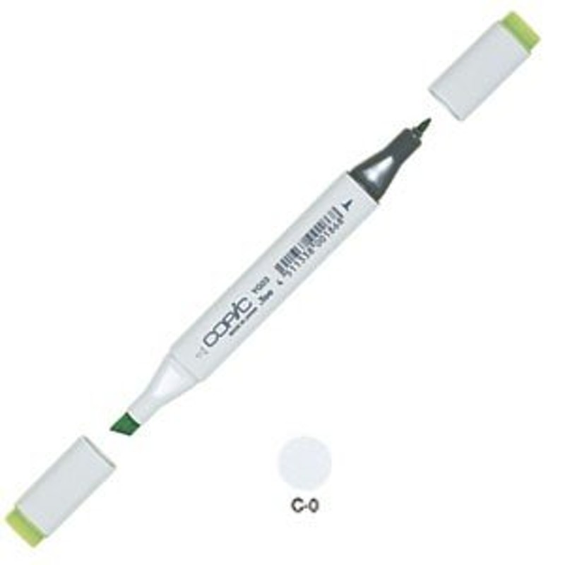 Cool　C-0　単色　No.0　アルコール染料　Gray　アルコールマーカー　6本セット　インクペン　COPIC　コピック　トゥー　LINEショッピング