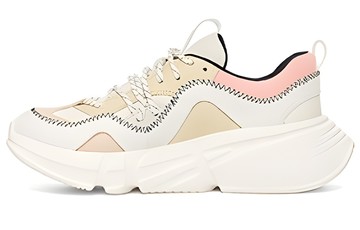 WMNS UGG CALLE LACE WHITE BEIGE PINK