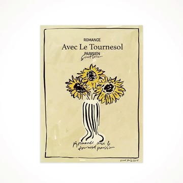 韓國 HÔTEL827 Sunflower Romance 明信片