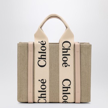Chloé Woody Little Bag In Beige