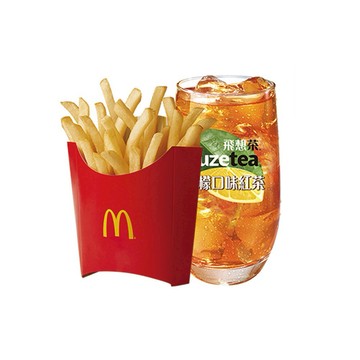 【麥當勞】薯條(中)+檸檬風味紅茶(小)好禮即享券