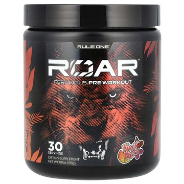 Rule One Proteins, Roar，狂暴鍛鍊前配方，混合水果味，11.11 盎司（315 克）