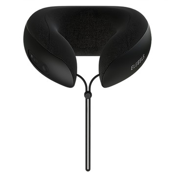 ELEEELS 頸部護理按摩器 R5 熱敷功能 2000mAh電池 最長1.5小時操作時間  黑色