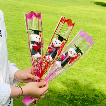 台灣現貨💡畢業花束 畢業季 教師節 小禮品 學士帽 畢業熊 可愛精美花束 畢業小熊花束 送禮 學生禮物 畢業禮物 批發