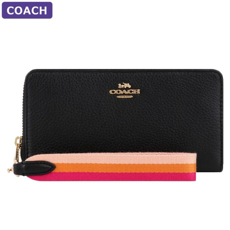 コーチ COACH 財布 長財布 C8277 ストラップ アウトレット レディース 