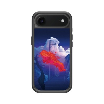 iPhone Air Mod NX -邊框背蓋組合 (相機按鈕) 黑 - Denise Rashidi (Surudenise) - 京都路地