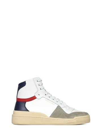 Saint Laurent SL24 Mid-Top Sneakers