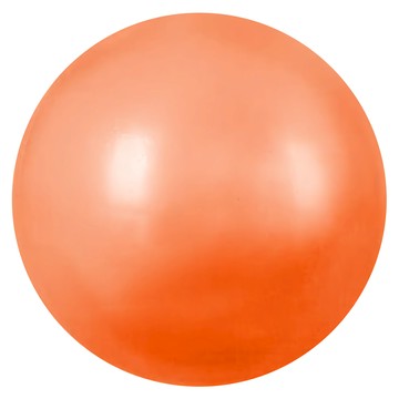 LEADER X 迷你多功能健身瑜珈球 附贈氣塞+吹氣管  直徑25cm  橙色